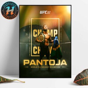 UFC 317 Alexandre Pantoja Defeats Kai Kara-France And Remain The World Flyweight Champion 2025 Home Decor Poster Canvas
