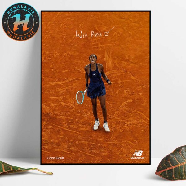 Win Paris Coco Gauff Wins Her Second Major Title 2025 Home Decor Poster Canvas