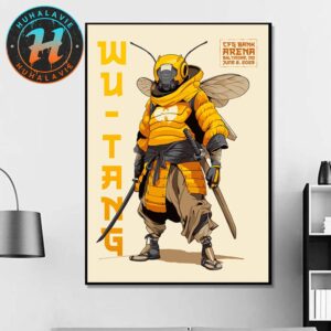 Wu Tang Clan Baltimore MD Tour Poster At CFG Bank Arena On June 6 The Final Chamber Tour 2025 Home Decor Poster Canvas