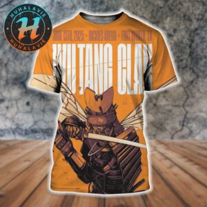 Wu Tang Clan Fort Worth TX Concert Gig Poster At Dickies Arena On June 13th 2025 All Over Print Shirt