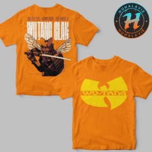 Wu Tang Clan Fort Worth TX Concert Gig Poster At Dickies Arena On June 13th 2025 Two Sided Print T-Shirt