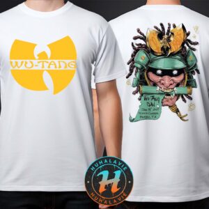 Wu Tang Clan Houston TX Tonight Poster At Toyota Center On June 14th 2025 Two Sided Print T-Shirt