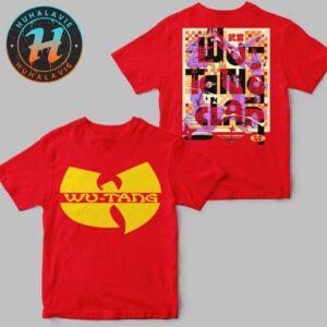 Wu Tang Clan Phoenix AZ Concert Gig Poster At PHX Arena On June 18 The Final Chamber 2025 Red Two Sided Print T-Shirt