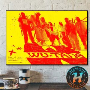 Wu Tang Clan Sacremento California Gig Poster On June 26 2025 At Golden 1 Center The Final Chamber Tour Poster Canvas
