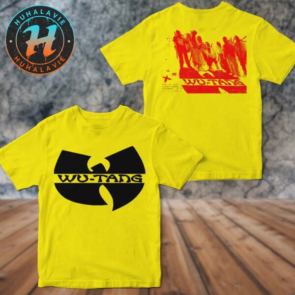 Wu Tang Clan Sacremento California Gig Poster On June 26 2025 At Golden 1 Center The Final Chamber Tour Two Sided Print T-Shirt