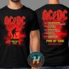 ACDC Berlin Germany Have A Drink On Me PWR Tour 2025 At Olympiastadion On June 30 2025 Two Sided Print T-Shirt
