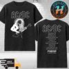 ACDC Angus Horns Merch Tee PWR UP EU Tour 2025 Start In Prague CZ Washed T-Shirt