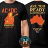 ACDC Warsaw Poland PWR Up Tour 2025 Exclusive Tee At PGE Narodowy On July 4th 2025 Two Sided Print Unisex T-Shirt