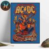 ACDC Dusseldorf Germany Concert Poster At Merkur Spiel-Arena On July 8 PWR UP Tour 2025 Home Decor Poster Canvas