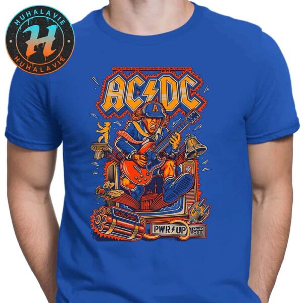 ACDC Berlin Germany PWR Tour 2025 Poster Show At Olympiastadion On June 30 2025 Unisex T-Shirt