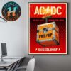 ACDC Warsaw Poland PWR Up Tour 2025 Music Poster At PGE Narodowy On July 4th 2025 Home Decor Poster Canvas