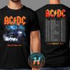 ACDC Thunderstruck PWR UP Tour 2025 You’ve Been Thunderstruck Kids Two Sided Print T-Shirt