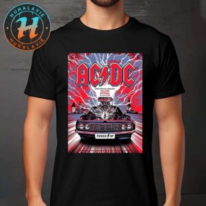 ACDC Tallinn PWR UP Tour 2025 Lithograph Poster At Tallinn Song Festival Grounds Estonia On July 24th 2025 Classic T-Shirt