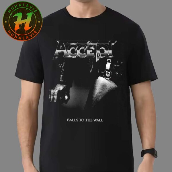 Accept Band Balls To The Walls Merchandise Tee Black T-Shirt