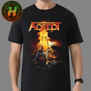 Accept Band Reckless And Wild Merch Tee Black T-Shirt
