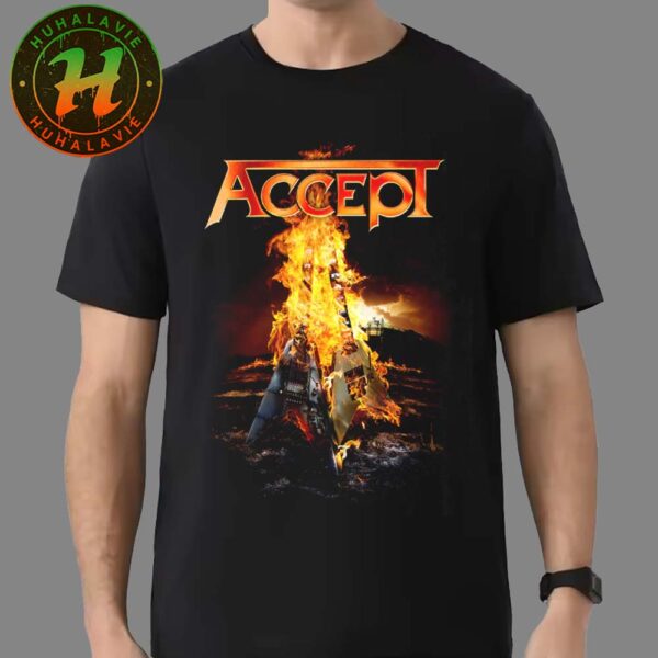 Accept Band Reckless And Wild Merch Tee Black T-Shirt