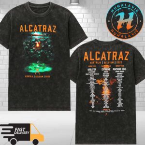 Alcatraz Open Air 2025 Festival Kortrijk Belgium Exclusive Tee On August 7th 8th 9th And 10th 2025 Washed T-Shirt