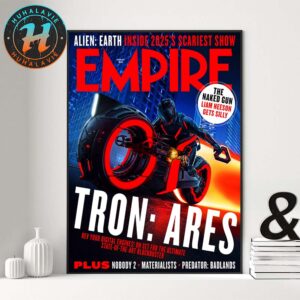 Alien Earth Inside 2025’s Scariest Show Empire Magazine August 2025 Tron Ares World Exclusive Home Decor Poster Canvas