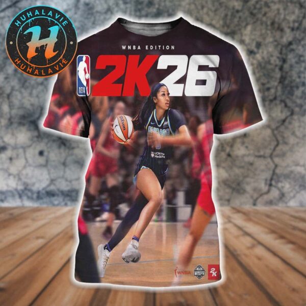 Angel Reese Team Chicago Sky Is Your NBA 2K26 WNBA Edition Cover Athlete All Over Print Shirt
