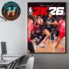 Angel Reese Carmelo Anthony And Shai Gilgeous-Alexander Is Your NBA 2K26 Leave No Doubt Edition Cover Athlete Home Decor Poster Canvas