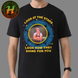 Astronomer CEO Vs Chief People Officer Look At The Stars Look How They Shine For You Coldplay Boston 2025 Kiss Cam Unisex T-Shirt