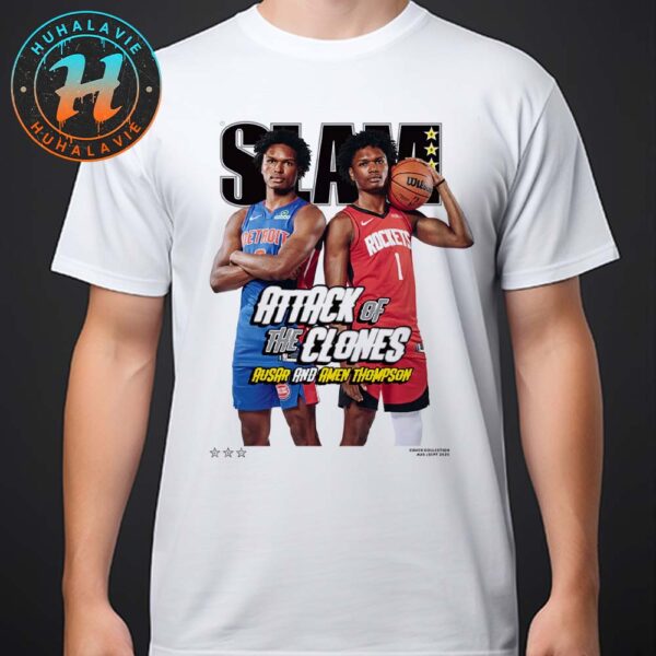 Ausar Thompson And Amen Thompson Attack Of The Clones Magazine Cover Tee SLAM 257 Classic T-Shirt