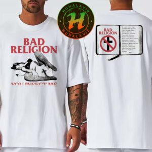 Bad Religion Exclusive You Infect Me Tee World Tour 2025 Two Sided Print T-Shirt