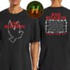 Bad Religion Merch Tee Mono Control Crewneck Tee World Tour 2025 Two Sided Print Crewneck T-Shirt