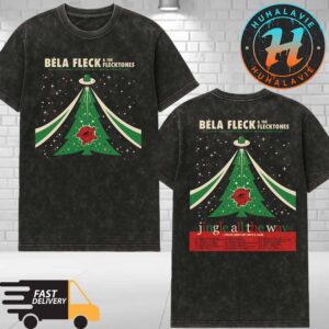 Béla Fleck And the Flecktones Jingle All The Way Holiday Tour 2025 Date List Kicks Off In Nashville TN On November 26th 2025 Washed T-Shirt