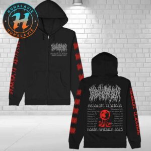 Blood Incantation Absolute Elsetour Summer North America Tour 2025 Cities List Zip Hoodie T-Shirt