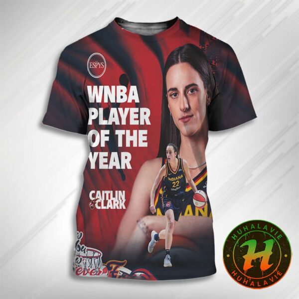 Caitlin Clark From Indiana Fever Named To The ESPYS WNBA Player Of The Year 2025 All Over Print T-Shirt