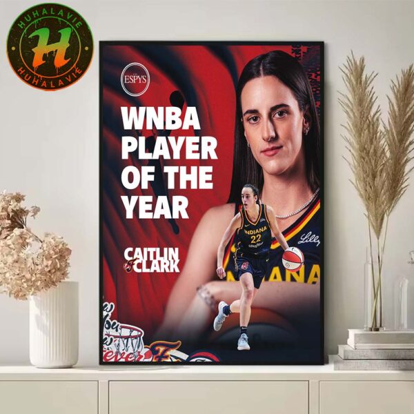 Caitlin Clark From Indiana Fever Named To The ESPYS WNBA Player Of The Year 2025 Home Decor Poster Canvas
