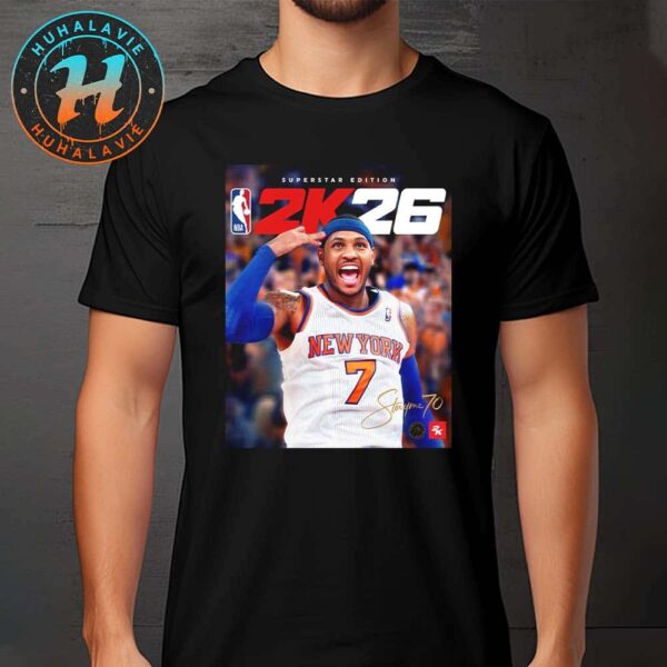 Carmelo Anthony Is Your NBA 2K26 Superstar Edition Cover Athlete Vintage T-Shirt