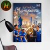 Chelsea FC Defeat Paris Saint-Germain Of France 3-0 In The Final Of The 2025 FIFA Club World Cup Champions Home Decor Poster Canvas