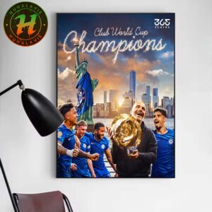 Chelsea Win Champions FIFA Club World Cup 2025 With Victory Over PSG  Wall Decor Poster Canvas