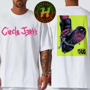 Circle Jerks Music Poster In Denver CO At Punk In The Park On July 20 2025 Two Sided Print Unisex T-Shirt