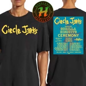 Circle Jerks Tour 2025 Dates List Kick Off On September 4th In San Diego CA At The Observatory North Park Unisex T-Shirt