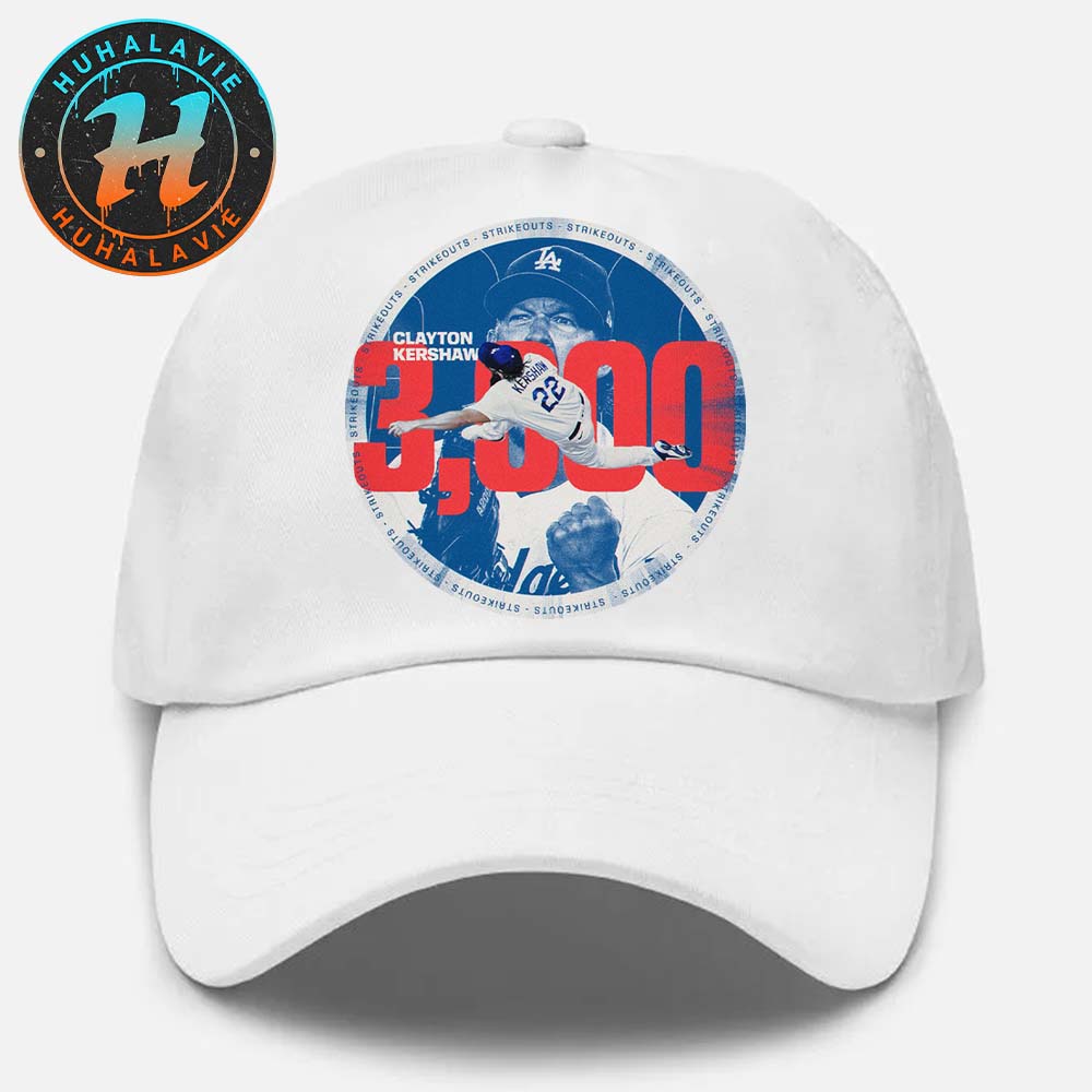 Clayton Kershaw Becomes The Fifth Pitcher To Reach 3000 Strikeouts With One Franchise Classic Cap Snapback Hat Clayton Kershaw Becomes The Fifth Pitcher To Reach 3000 Strikeouts With One Franchise Classic Cap Snapback Hat