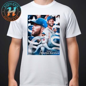 Clayton Kershaw Is Now The 20th Member Of The 3000 Strikeout Club Vintage T-Shirt