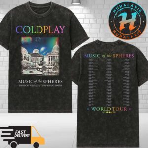 Coldplay Madison WI Exclusive Tee At Camp Randall Stadium On July 19 Music Of The Spheres Tour 2025 Washed T-Shirt