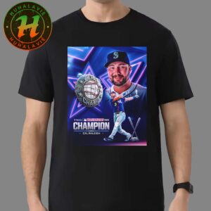 Congrats Cal Raleigh Team Seattle Mariners MLB Named To 2025 T Mobile Home Run Derby Champion Unisex T-Shirt