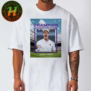 Congrats Jannik Sinner Named To Wimbledon Champion 2025 Unisex T-shirt