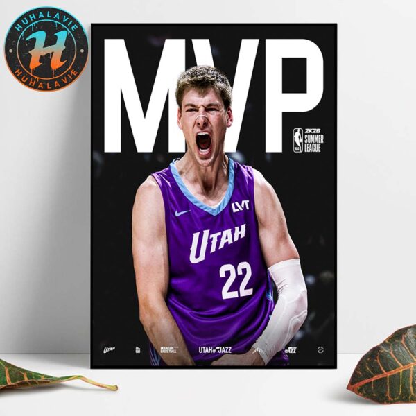 Congrats Kyle Filipowski Is Your 2025 NBA Summer League MVP Home Decor Poster Canvas