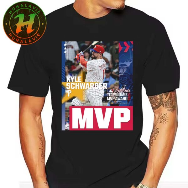 Congrats Kyle Schwarber From Philadelphia Phillies Is The 2025 Ted Williams MVP All Star Game MLB 2025 Unisex T-Shirt