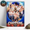 USA Men’s Basketball Champions 2025 FIBA U19 World Cup Gold Medal Home Decor Poster Canvas