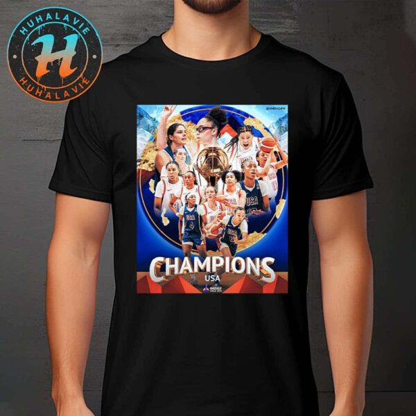 Congrats USA Women’s Basketball Named To Champions 2025 FIBA Women Ameri Cup Unisex T-Shirt