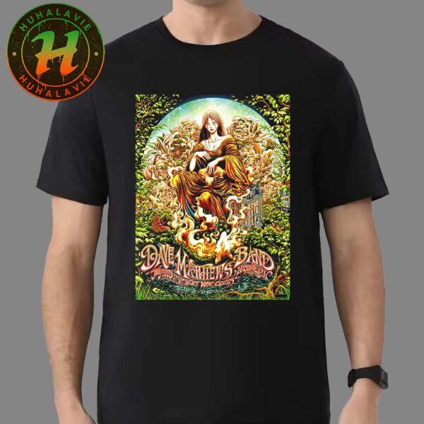 Dave Matthews Band Day 2 Tonight Poster In Noblesville IN At Ruoff Music Center On July 12th 2025 Vintage T-Shirt