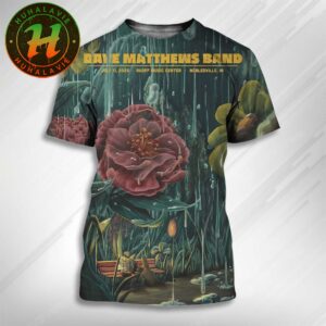 Dave Matthews Band In Noblesville IN Day 1 Music Poster At Ruoff Music Center On July 11th 2025 All Over Print Shirt