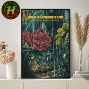 Dave Matthews Band In Noblesville IN Day 1 Music Poster At Ruoff Music Center On July 11th 2025 Home Decor Poster Canvas
