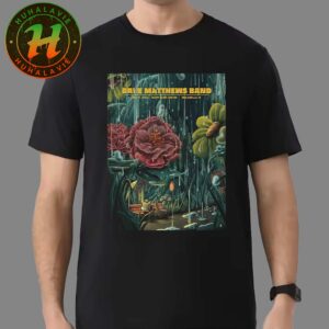 Dave Matthews Band In Noblesville IN Day 1 Music Poster At Ruoff Music Center On July 11th 2025 Unisex T-Shirt